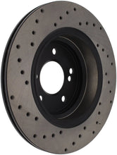 Load image into Gallery viewer, StopTech 01-07 BMW M3 (E46) / 00-04 M5 (E39) Drilled Right Rear Rotor - Side View
