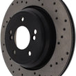 Load image into Gallery viewer, StopTech 01-07 BMW M3 (E46) / 00-04 M5 (E39) Drilled Right Rear Rotor - Additional View 5