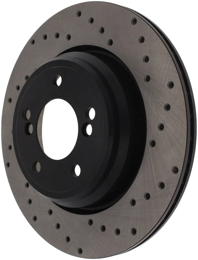 StopTech 01-07 BMW M3 (E46) / 00-04 M5 (E39) Drilled Right Rear Rotor - Additional View 5