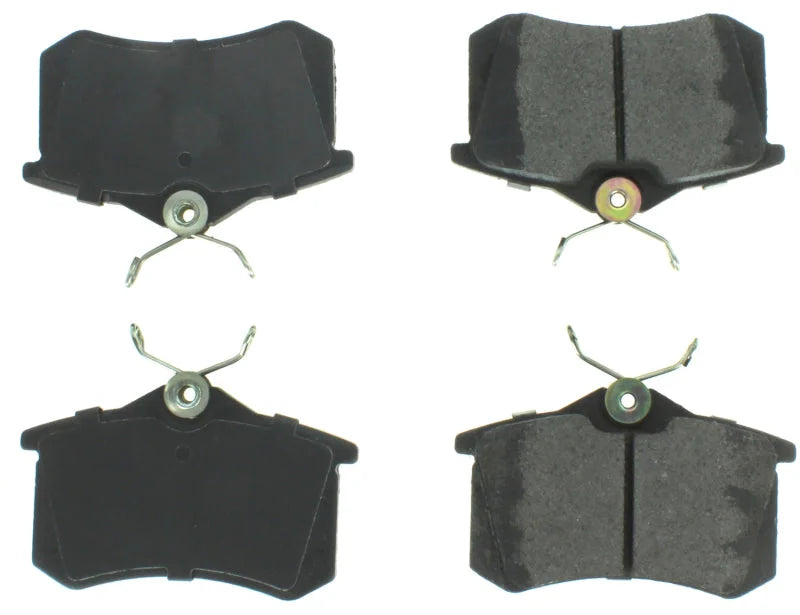 StopTech 02-08 Audi A4 Quattro / 2/99-02 Audi S4 / 93-10 VW Golf GL/GLS Performance Rear Brake Pads - Installation View