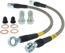 Load image into Gallery viewer, StopTech 02-08 Audi A4 Quattro Rear Stainless Steel Brake Line Kit - Main Product View