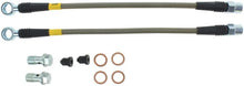 Load image into Gallery viewer, StopTech 02-08 Audi A4 Quattro Rear Stainless Steel Brake Line Kit - Installation View