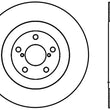 Load image into Gallery viewer, StopTech 02-10 Subaru WRX Slotted &amp; Drilled Left Front Rotor (exc. STi) - Installation View