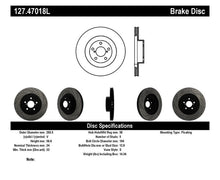 Load image into Gallery viewer, StopTech 02-10 Subaru WRX Slotted &amp; Drilled Left Front Rotor (exc. STi) - Additional View 5