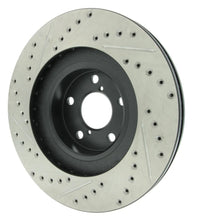 Load image into Gallery viewer, StopTech 02-10 Subaru WRX Slotted &amp; Drilled Left Front Rotor (exc. STi) - Additional View 6