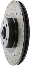 Load image into Gallery viewer, StopTech 02-10 Subaru WRX Slotted &amp; Drilled Left Front Rotor (exc. STi) - Additional View 8