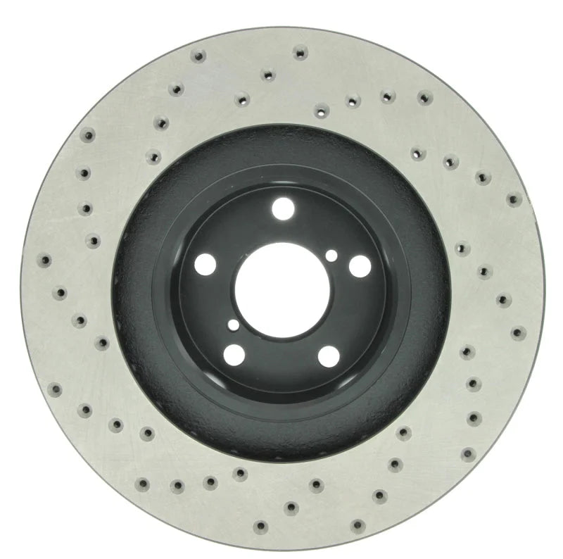 StopTech 02-10 WRX Drilled Left Front Rotor - Additional View 7