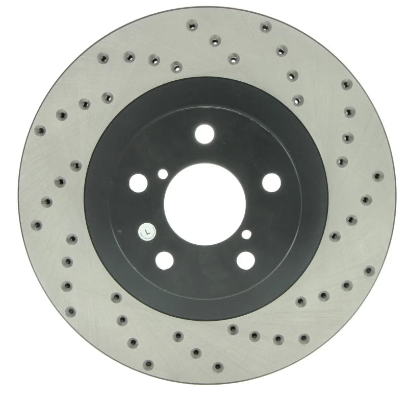 StopTech 02-10 WRX Drilled Left Front Rotor - Additional View 8