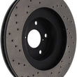 Load image into Gallery viewer, StopTech 02-10 WRX Drilled Right Front Rotor - Main Product View