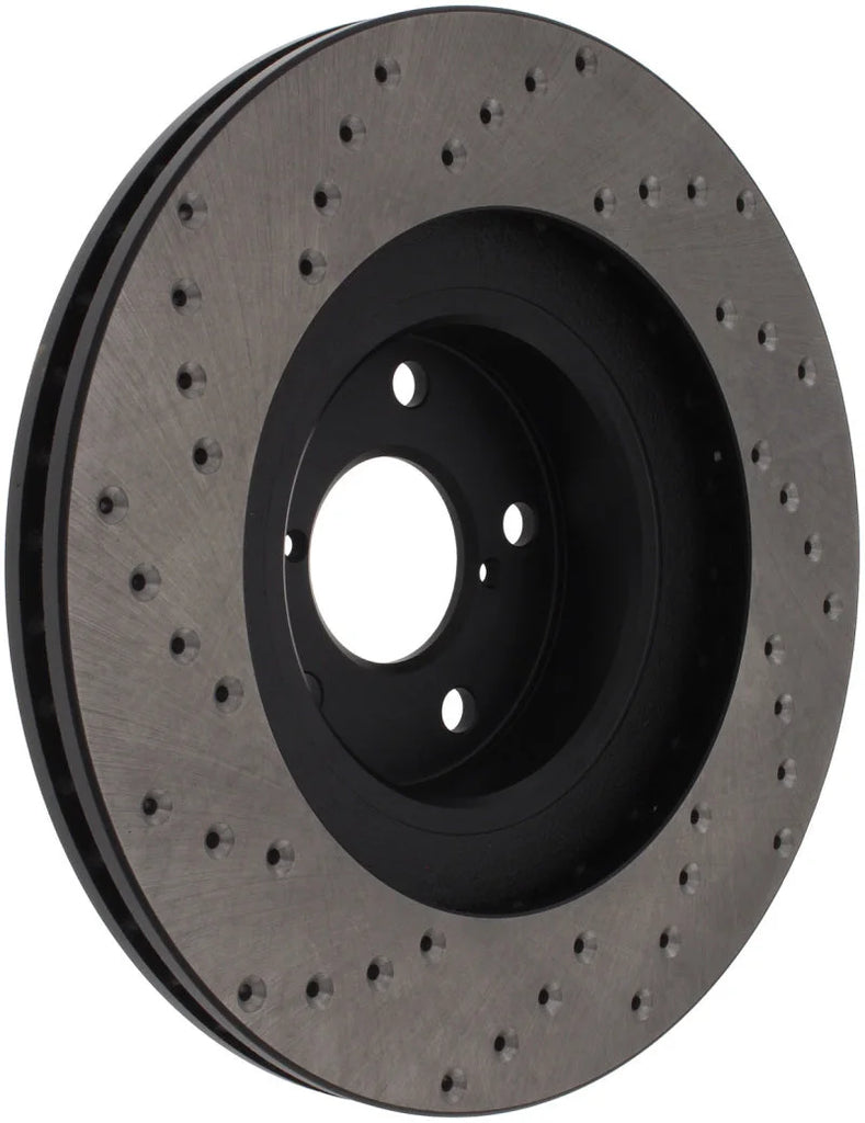 StopTech 02-10 WRX Drilled Right Front Rotor - Main Product View