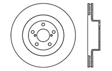 Load image into Gallery viewer, StopTech 02-10 WRX Drilled Right Front Rotor - Side View