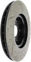 Load image into Gallery viewer, StopTech 04-08 Acura TL (Brembo Caliber) SportStop Slotted &amp; Drilled Right Front Rotor - Main Product View