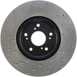 Load image into Gallery viewer, StopTech 04-08 Acura TL/TL-S Brembo Drilled Left Front Rotor - Back View