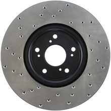 Load image into Gallery viewer, StopTech 04-08 Acura TL/TL-S Brembo Drilled Left Front Rotor - Back View
