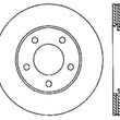 Load image into Gallery viewer, StopTech 05-10 Ford Mustang V6/4.0L / GT V8/4.6L Cross Drilled Left Rear Rotor - Back View
