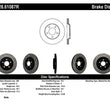 Load image into Gallery viewer, StopTech 05-10 Ford Mustang V6/4.0L / GT V8/4.6L Cross Drilled Right Rear Rotor - Back View