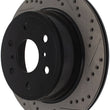 Load image into Gallery viewer, StopTech 05-10 GMC Sierra (w/ Rear Drum) / 07-09 GMC Yukon Rear Right Slotted &amp; Drilled Rotor - Additional View 6