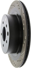 Load image into Gallery viewer, StopTech 06-07 350Z / 05-07 G35 / 06-07 G35X SportStop Slotted &amp; Drilled Rear Left Rotor - Additional View 5