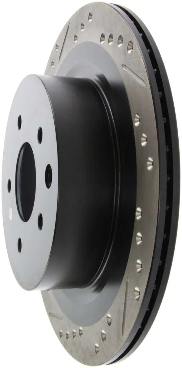 StopTech 06-07 350Z / 05-07 G35 / 06-07 G35X SportStop Slotted & Drilled Rear Right Rotor - Additional View 5