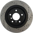 Load image into Gallery viewer, StopTech 06-07 350Z / 05-07 G35 exp Sport/ 06-07 G35X SportStop Slotted &amp; Drilled Front Left Rotor - Additional View 7