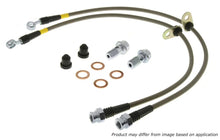 Load image into Gallery viewer, StopTech 06-08 BMW M5 / 07-08 M6 / 04-07 525i (Not AWD) Stainless Steel Front Brake Line Kit - Side View