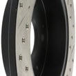 Load image into Gallery viewer, StopTech 06-09 Honda Civic Ex/Si Slotted &amp; Drilled Right Rear Rotor - Side View
