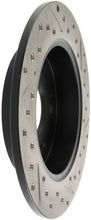 Load image into Gallery viewer, StopTech 06-09 Honda Civic Ex/Si Slotted &amp; Drilled Right Rear Rotor - Side View