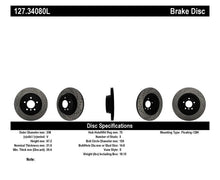 Load image into Gallery viewer, StopTech 06 BMW 330 / 07-09 BMW 335 Slotted &amp; Drilled Left Rear Rotor - Installation View