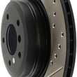 Load image into Gallery viewer, StopTech 06 BMW 330 / 07-09 BMW 335 Slotted &amp; Drilled Left Rear Rotor - Additional View 5