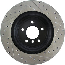 Load image into Gallery viewer, StopTech 06 BMW 330 / 07-09 BMW 335 Slotted &amp; Drilled Right Rear Rotor - Additional View 6