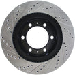 Load image into Gallery viewer, StopTech 07-08 Toyota FJ Cruiser / 05-08 Tacoma (6 lug) / 03-08 4 Runner (319mm disc) SportStop Slo - Additional View 6