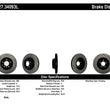 Load image into Gallery viewer, StopTech 07-09 BMW 335 (E90/E92/E93) Slotted &amp; Drilled Left Front Rotor - Back View