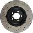 Load image into Gallery viewer, StopTech 07-09 BMW 335 (E90/E92/E93) Slotted &amp; Drilled Left Front Rotor - Additional View 6
