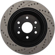 Load image into Gallery viewer, StopTech 07-10 GMC Sierra (w/ Rear Drum) / 07-09 GMC Yukon Rear Left Slotted &amp; Drilled Rotor - Additional View 7