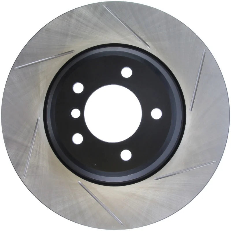 StopTech 07-13 BMW 335I Slotted Left Side Sport Brake Rotor - Main Product View