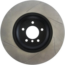 Load image into Gallery viewer, StopTech 07-13 BMW 335I Slotted Left Side Sport Brake Rotor - Side View