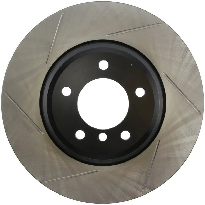 StopTech 07-13 BMW 335I Slotted Right Side Sport Brake Rotor - Main Product View