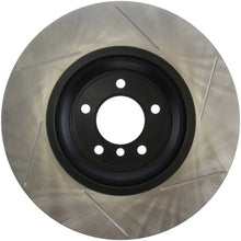 Load image into Gallery viewer, StopTech 07-13 BMW 335I Slotted Right Side Sport Brake Rotor - Side View