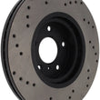 Load image into Gallery viewer, StopTech 08-09 Infiniti EX35 / 05-08 G35 / 09 G37 / 06-09 M35/M45 Drilled Right Front Rotor - Main Product View