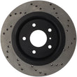 Load image into Gallery viewer, StopTech 08-09 Infiniti EX35 / 05-08 G35 / 09 G37 / 06-09 M35/M45 Drilled Right Front Rotor - Installation View