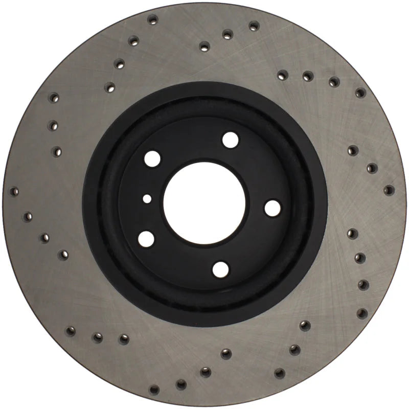 StopTech 08-09 Infiniti EX35 / 05-08 G35 / 09 G37 / 06-09 M35/M45 Drilled Right Front Rotor - Additional View 8