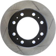 Load image into Gallery viewer, StopTech 08-10 Dodge Ram 4500 6.7L Slotted Left Front Brake Rotor - Main Product View
