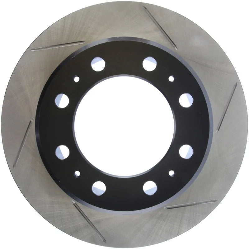 StopTech 08-10 Dodge Ram 4500 6.7L Slotted Left Front Brake Rotor - Main Product View