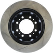 Load image into Gallery viewer, StopTech 08-10 Dodge Ram 4500 6.7L Slotted Left Front Brake Rotor - Side View
