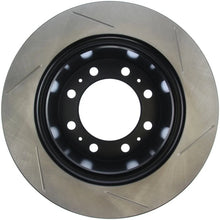 Load image into Gallery viewer, StopTech 08-10 Dodge Ram 4500 6.7L Slotted Right Front Brake Rotor - Side View