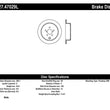 Load image into Gallery viewer, StopTech 08-10 Impreza WRX (Exc STi)/08-10 Impreza Coupe/Sedan Slotted &amp; Drilled Left Rear Rotor - Back View