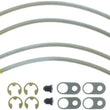 Load image into Gallery viewer, StopTech 08-10 Mitsubishi Lancer Ralliart Stainless Steel Rear Brake Lines - Installation View