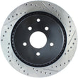 Load image into Gallery viewer, StopTech 09 Infiniti FX50 SportStop Slotted &amp; Drilled Rear Left Rotor - Main Product View