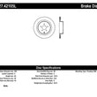 Load image into Gallery viewer, StopTech 09 Infiniti FX50 SportStop Slotted &amp; Drilled Rear Left Rotor - Back View