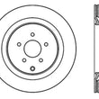 Load image into Gallery viewer, StopTech 09 Infiniti FX50 SportStop Slotted &amp; Drilled Rear Left Rotor - Installation View